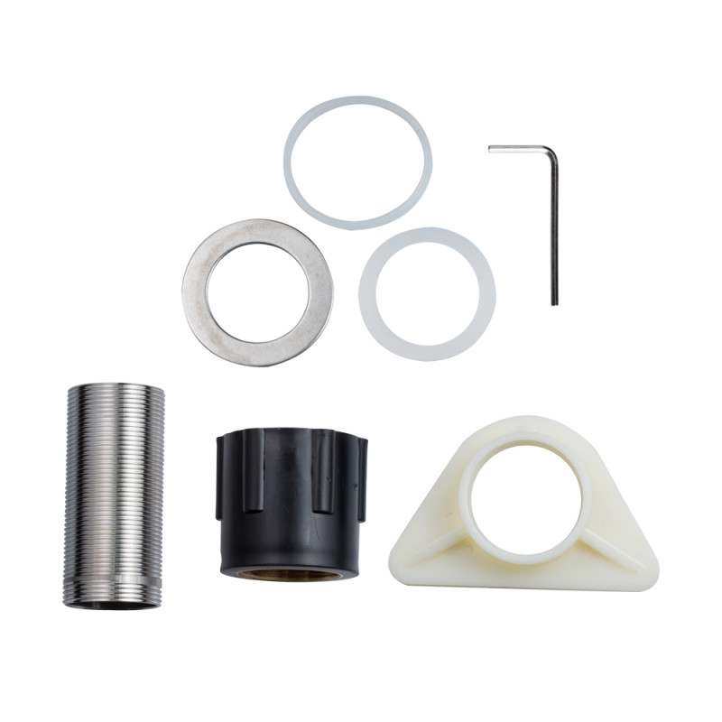 Corso Змішувач OMODEO Ø40 для кухні вилив гнучкий з пружиною на гайці EC-4B626C (9637110)