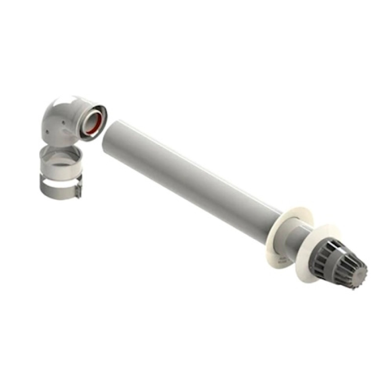 ARISTON Комплект коаксиального дымохода 60/100 - 1000 для прохода сквозь стену (для конденс. котлов)