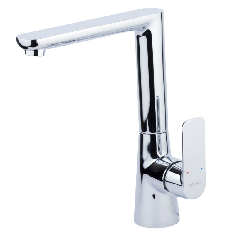 Corso Змішувач BRACCIANO Ø35 для кухні Г-излив на гайці 9617100 (CF-4B236C)