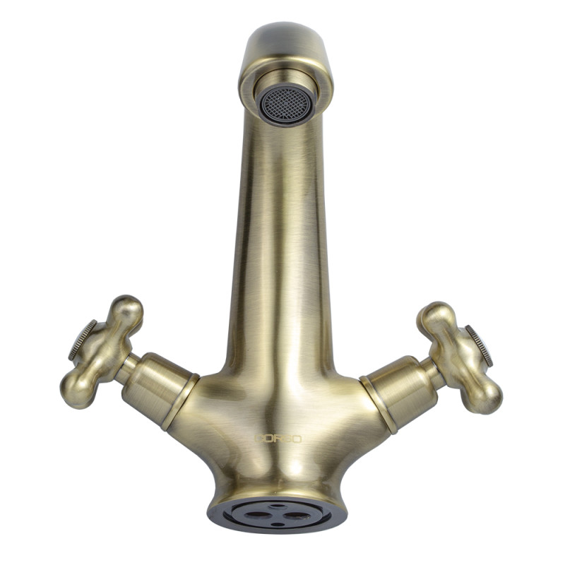 Corso Змішувач BRENTA 1/2" для раковини литий на шпильці FE-2A152K (9679004)