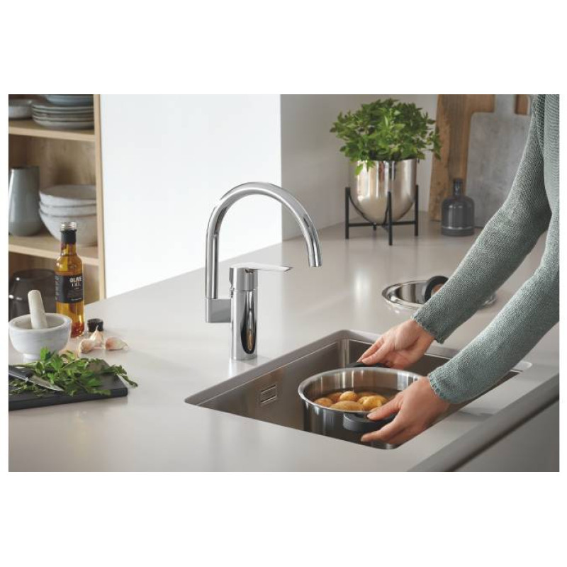 Grohe QuickFix Start Однорычажный смеситель для мойки (30469000)