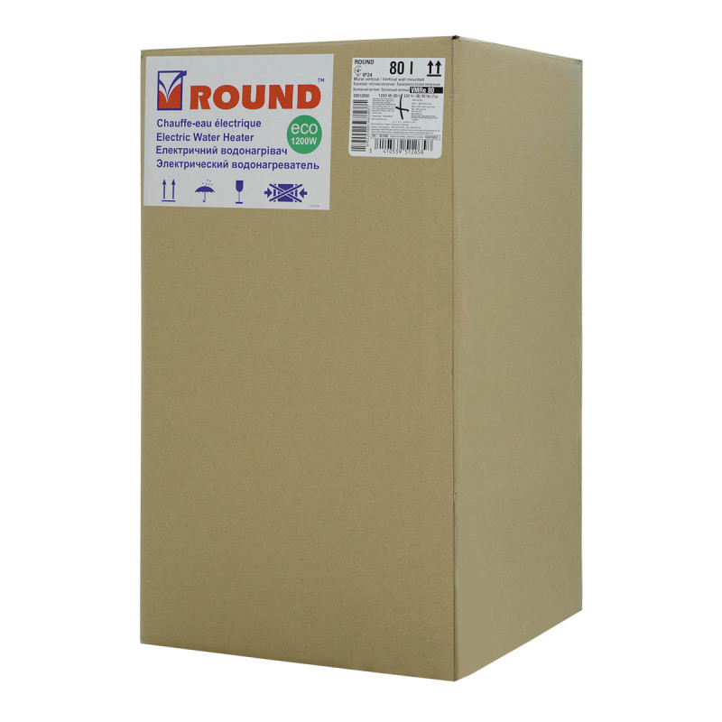 Atlantic Водонагрівач (бойлер) електричний  Round Eco VMR 80 (1200W) 80 літрів (951276)