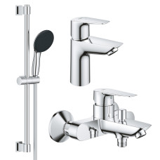 Grohe Набiр змiшувачiв QuickFix Start Edge 3 в 1 для ванни (UA202501SE)