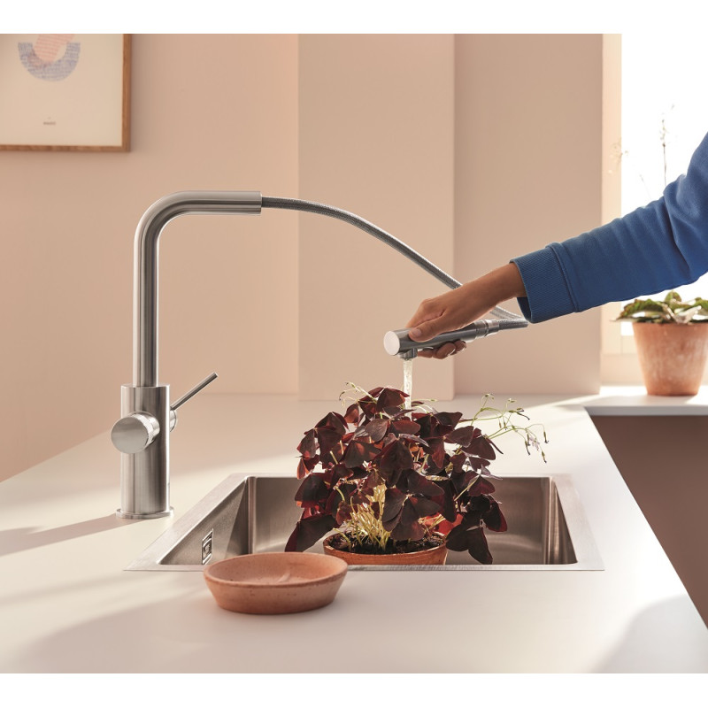 Grohe Blue Pure Minta Смеситель для фильтра с выдвижным аэратором (30601DC0)