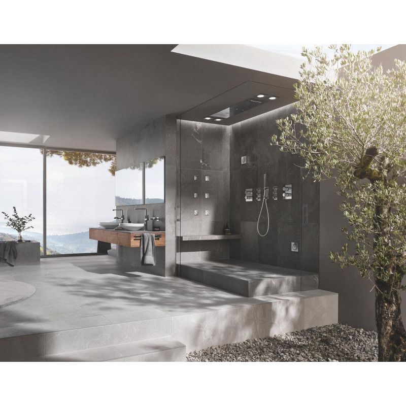 Grohe Rainshower Aqua Duo Стельовий душ 2 режими, включає вбудовану частину (26733000)