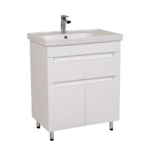 Аквародос Тумба AQUARODOS Омега 70 см з умивальником Frame підлогова (3484)