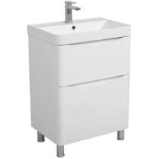 Аквародос Шафка АМЕРИНА + раковина DEEP 60 , білий глянець, напольна (22914)