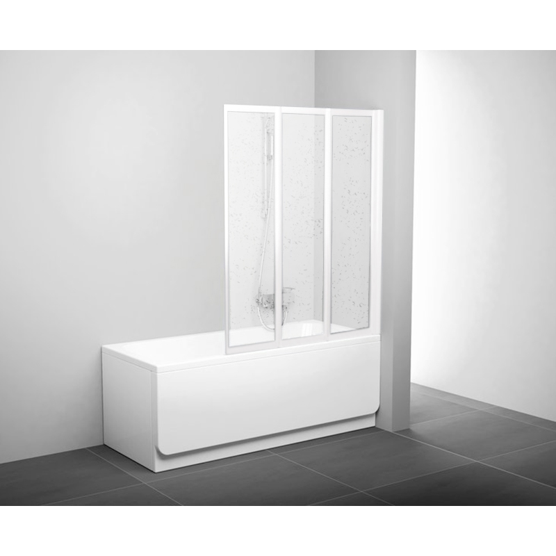 Ravak Штора д\ванны VS3 130 белый+grape (795V0100ZG)