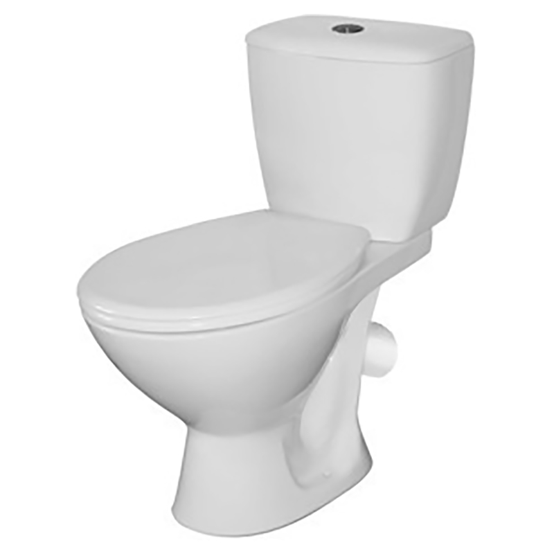 Cersanit Унитаз-компакт KORAL 769 031, КОС слив,3/6,ниж. подв+сид. полипр (940666) (K681-002)