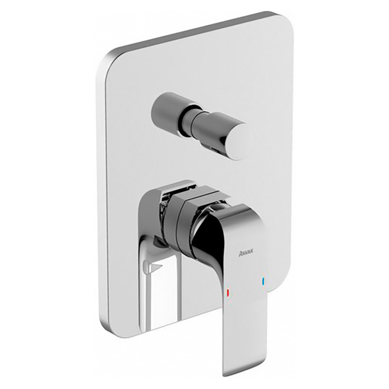 Ravak Flat FL 065.00 Смеситель скрытого монтажа с переключателем для R-box (X070123)