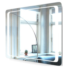 Аквародос Зеркало с LED подсветкой "ОМЕГА" 60*70 с выключателем (5794)