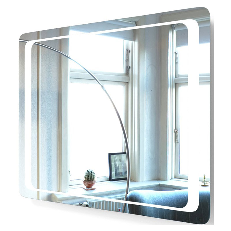 Аквародос Зеркало с LED подсветкой "ОМЕГА" 60*70 с выключателем (5794)