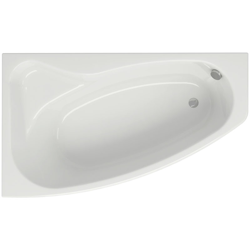 Cersanit Ванна асиметрична Sicilia 160/100 ліва з ніжками (S301-036)