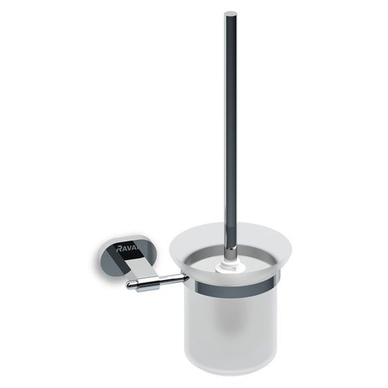 Ravak Щітка для унітазу з утримувачем (скло) (X07P196)