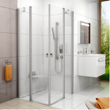 Ravak Душевая дверь CRV2-100 satin+Transparent СHROM (1QVA0U00Z1)