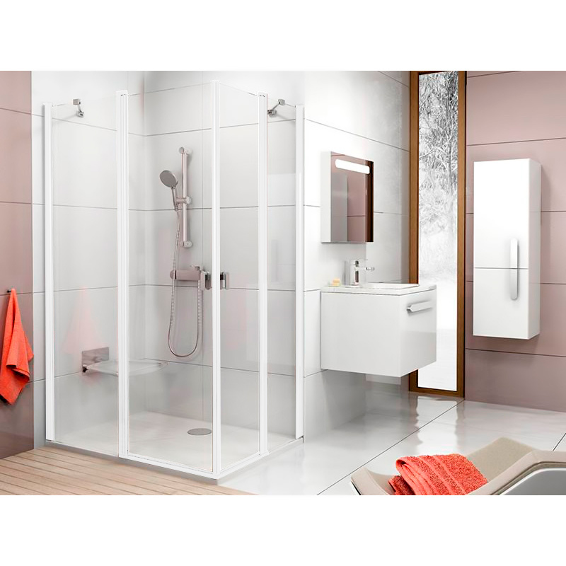 Ravak CRV2-100 white (Transparent) Душевые двери (1QVA0100Z1)