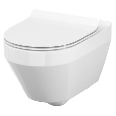 Cersanit Унітаз підвісний СЕТ B216 Crea Clean On овальний сидіння дюропласт Slim Slow-closing (S701-403)