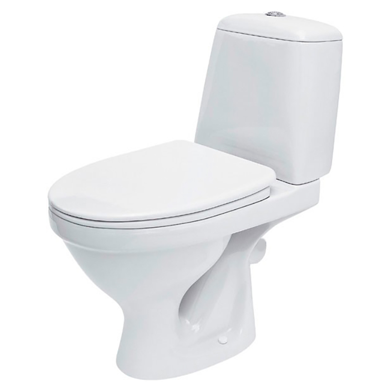 Cersanit УнІтаз-компакт ЕКО 771 031 косий злив, 3/6, з поліпроп.сидінням (940671) (K07-241)