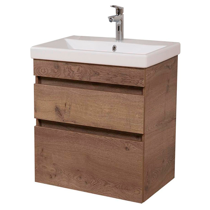 Аквародос Шафка ВІНТАЖ 60+раковина ELITE 60, аліканте, консольна (8396)