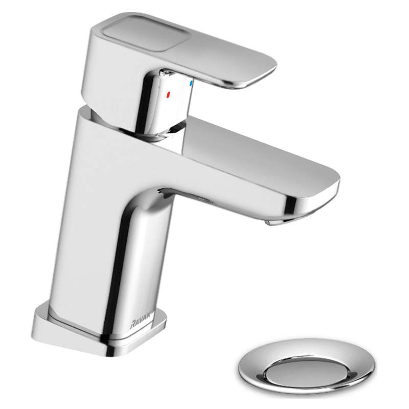 Ravak 10° TD 011.00 Смеситель для умывальника 140 мм, с открыванием стока (X070063)