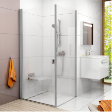 Ravak CPS-90 satin (Transparent) Неподвижная стенка для душа (9QV70U00Z1)