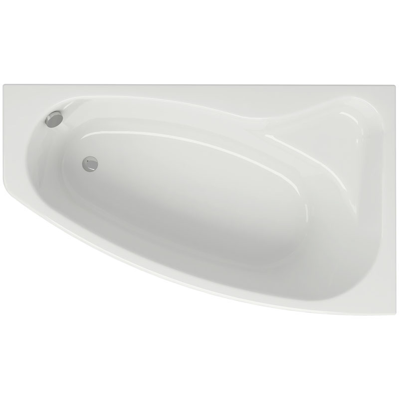 Cersanit Ванна асиметрична Sicilia 170/100 права з ніжками (S301-098)