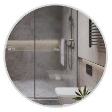 Аквародос Дзеркало AQUARODOS Делла R-line D-80 з декоративною підсвіткою кругле (10442)