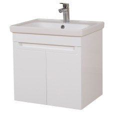 Аквародос Тумба AQUARODOS Омега 60 см з умивальником Frame (підвісна) (7677)