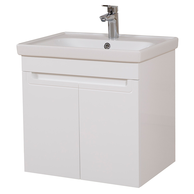 Аквародос Тумба AQUARODOS Омега 60 см з умивальником Frame (підвісна) (7677)