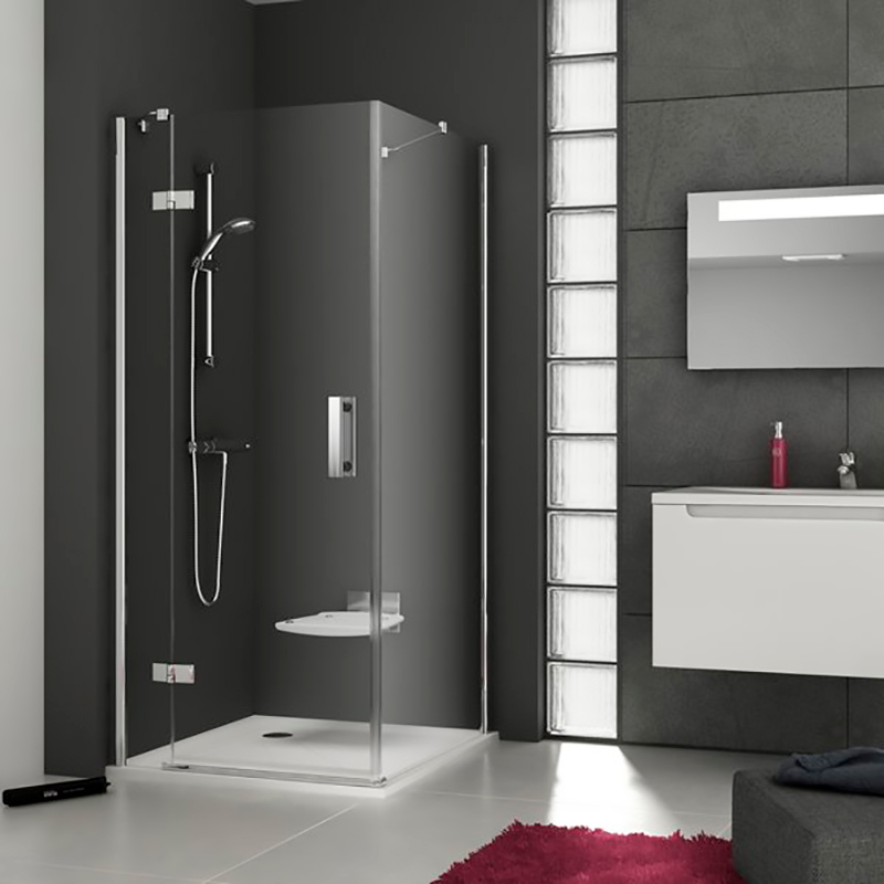 Ravak SMPS-100 L (Transparent) хром Неподвижная стенка (9SLA0A00Z1)