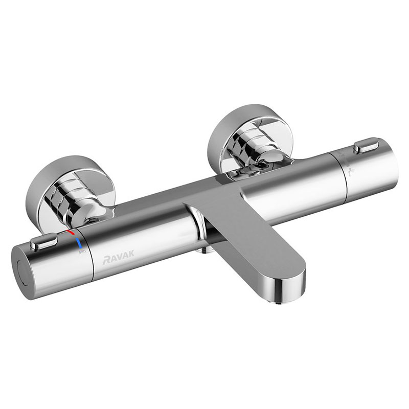 Ravak Termo ТЕ 023.00/150 Термостатический смеситель для ванны 300, настенный без лейки 150 мм (X070097)