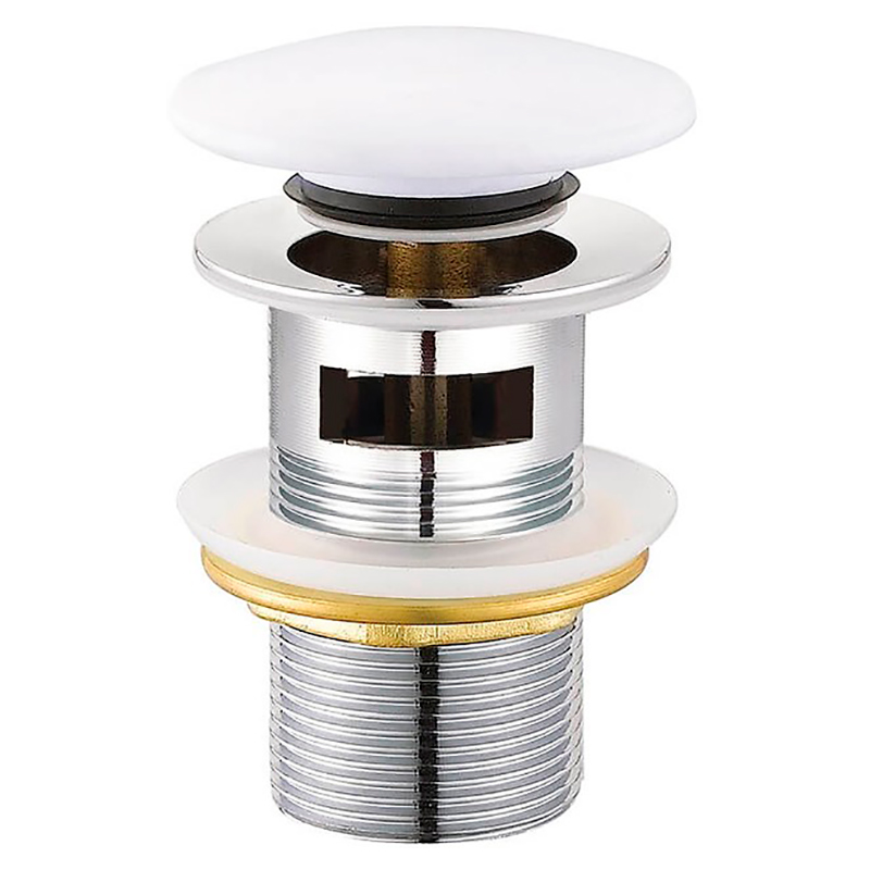 Донний клапан CREA CLICK-CLACK д/раковини з переливом керамічний (K99-0223)