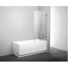 Ravak Штора д\ванны BVS1-80 хром+transparent (7U840A00Z1)