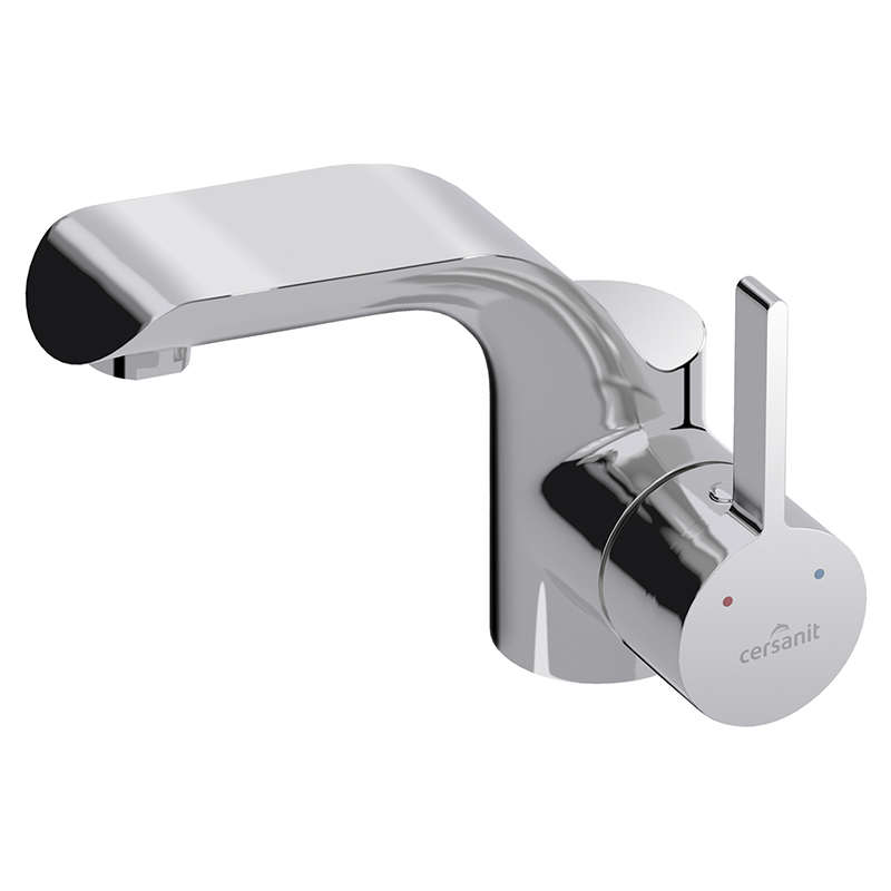 Cersanit Змішувач для умивальника Luvio з донним клапаном click-clack (S951-142)