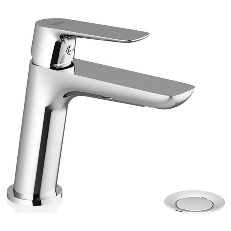 Ravak Classic CL 011.00 Смеситель для умывальника 140 с открыванием стока (X070081)