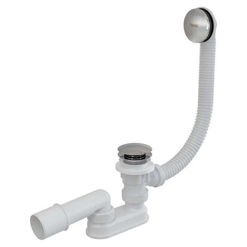 Ravak Сифон для ванни 570 Click Clack хром (X01377)