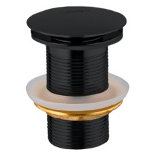 JAGUAR Злив д/раковини Click-Clack, б/переливу, чорний (ALD-BLM-727)