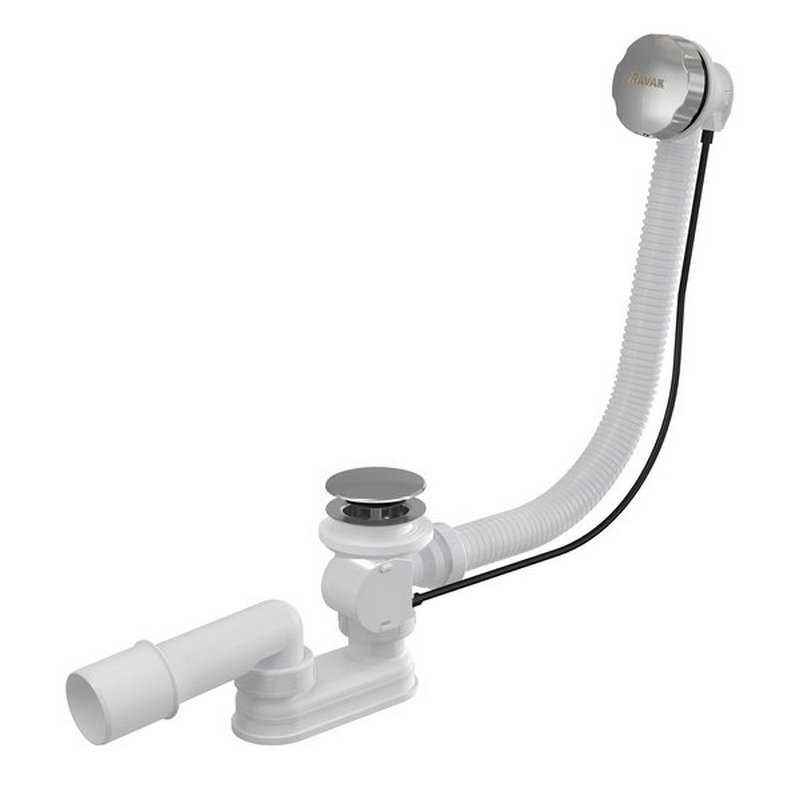 Ravak Сточный комплект для ванны с переливом 800 CHROM (X01506)