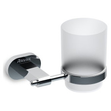Ravak Chrome CR 210 Держатель со стаканом для зубных щеток (стекло) (X07P188)