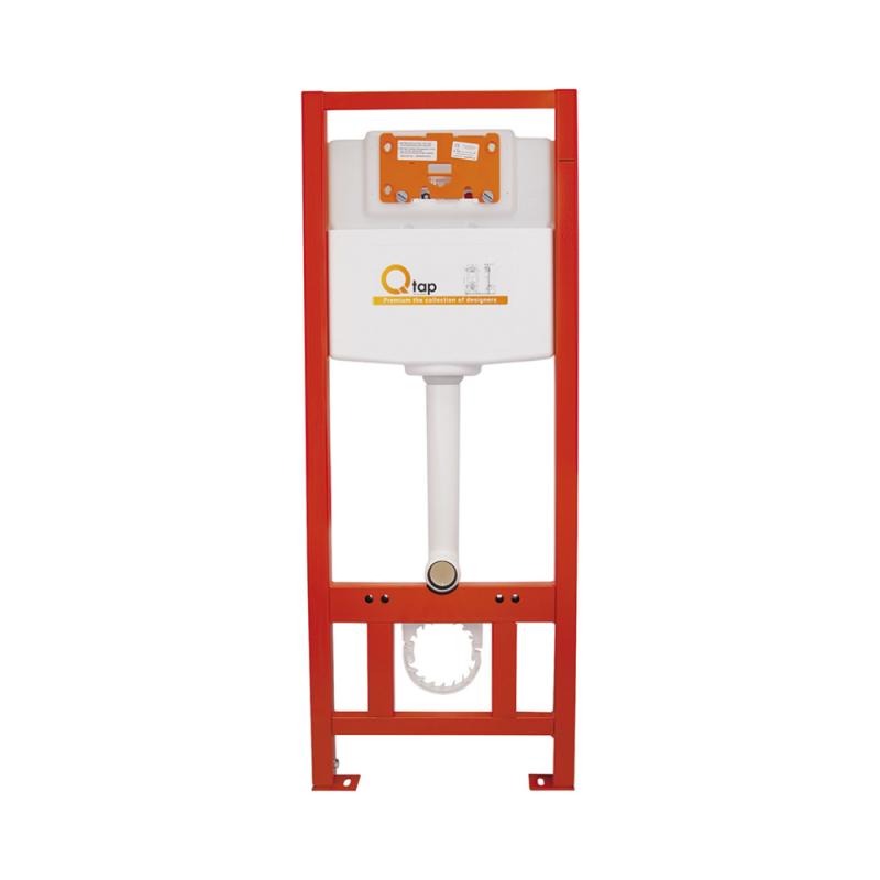 Qtap Інсталяція для унітазу 4 в 1 Nest + унітаз із сидінням Robin Ultra Quiet, з панеллю змиву (QT1333046EUQW45142)