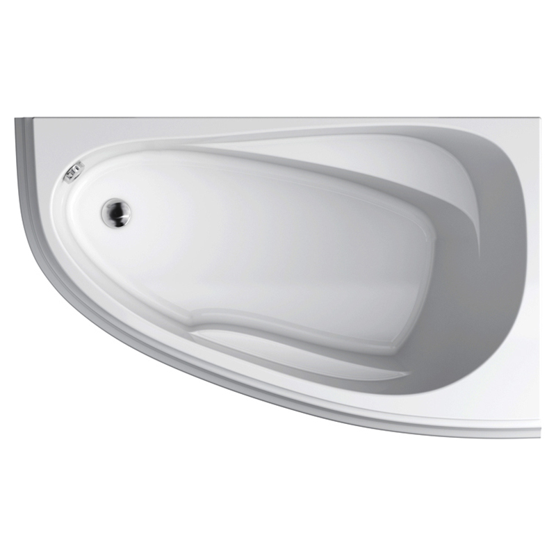 Cersanit Ванна асиметрична Joanna New 160/95 права з ніжками (S301-169)