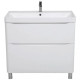 Аквародос Тумба AQUARODOS Амеріна (білий глянець) з умивальником Deep 75 см (підлогова) (22915)