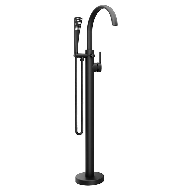 Ravak Змішувач д/ванни, підлоговий,чорний без R-box RB07A (FM 080.20BL) (X070435)