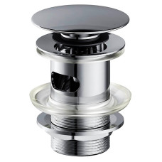 Cersanit Донний клапан CLICK-CLACK д/раковини з переливом хром (S951-125)