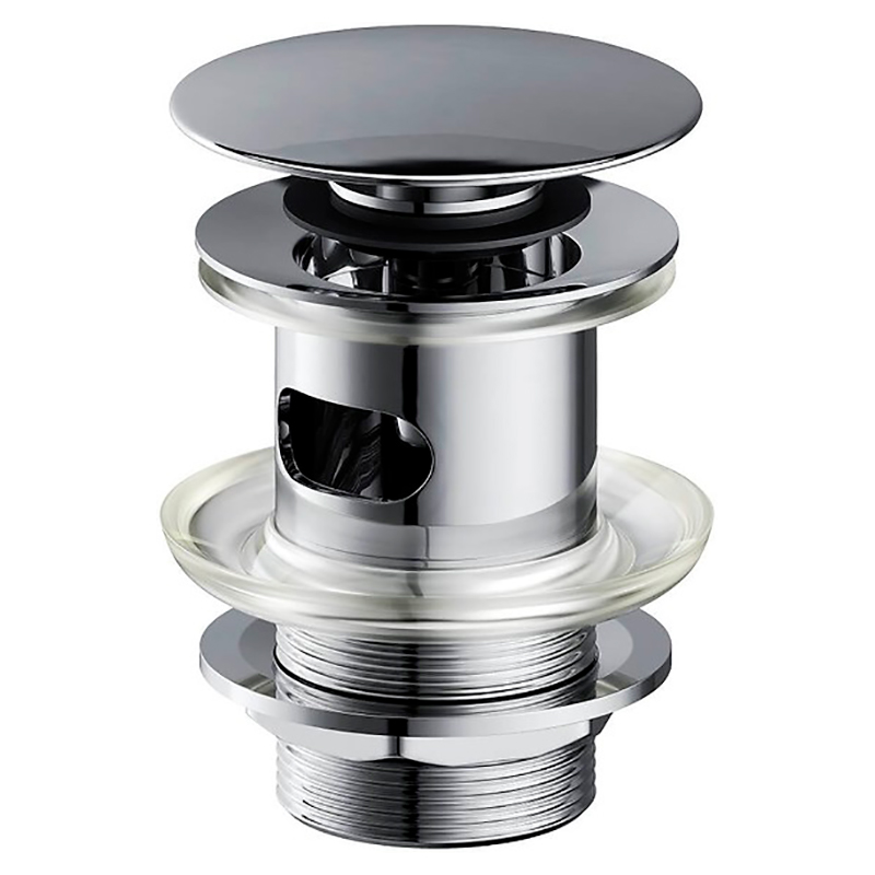 Cersanit Донний клапан CLICK-CLACK д/раковини з переливом хром (S951-125)