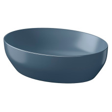 Cersanit Раковина LARGA 50х38 см на стільницю еліпс, синя матова (K677-055)