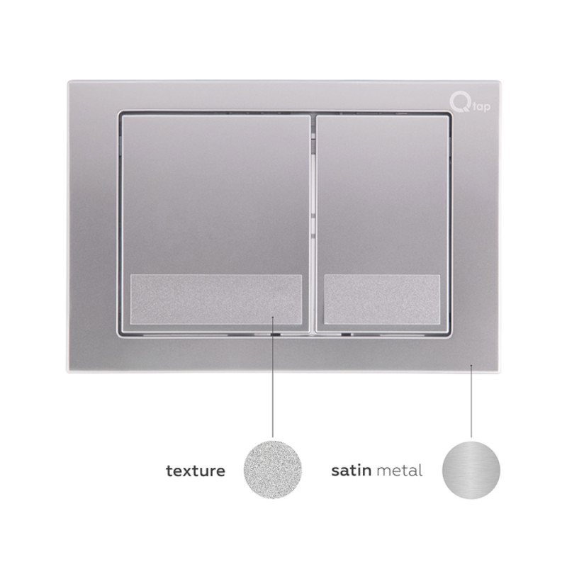 Qtap Інсталяція для унітазу 3 в 1 Nest + унітаз з сидінням, з панеллю змиву (QT05335170W0133M425M06029SAT)