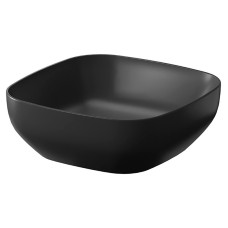 Cersanit Раковина LARGA 38х38 см на стільницю, квадратна,антрацит матова (K677-012)