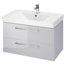 Cersanit Набір В391 Шафка LARA+раковина MILLE 80, сіра (S801-363)