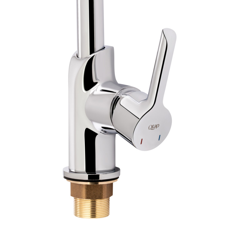Qtap Змішувач для кухні Grand Хром (QTGRACRM007F)